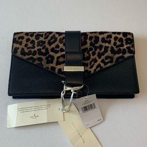♠️ Kate Spade Black/Leopard “Havana” Handbag ♠️
